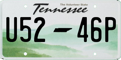 TN license plate U5246P