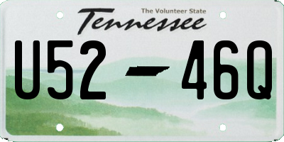 TN license plate U5246Q