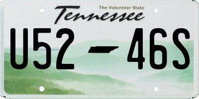 TN license plate U5246S