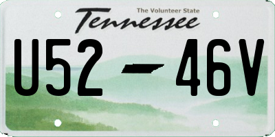 TN license plate U5246V