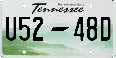 TN license plate U5248D