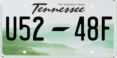 TN license plate U5248F