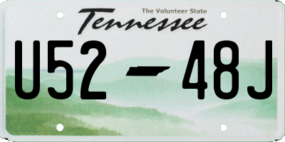 TN license plate U5248J