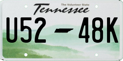 TN license plate U5248K