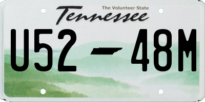 TN license plate U5248M