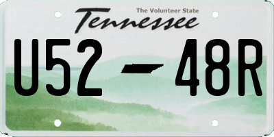 TN license plate U5248R