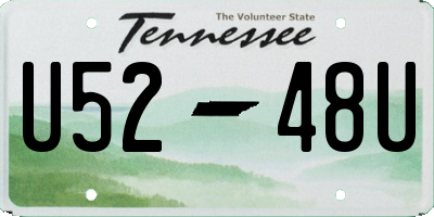TN license plate U5248U