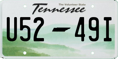 TN license plate U5249I