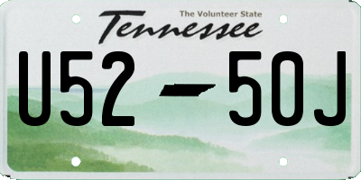 TN license plate U5250J