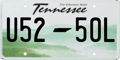 TN license plate U5250L