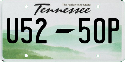 TN license plate U5250P