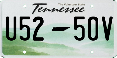 TN license plate U5250V