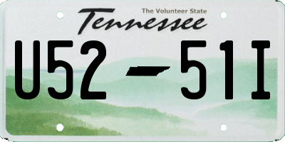 TN license plate U5251I