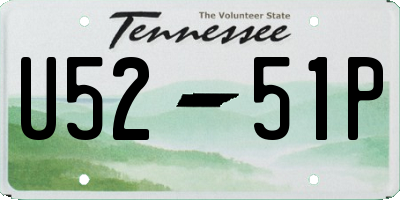 TN license plate U5251P