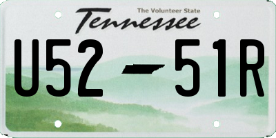 TN license plate U5251R