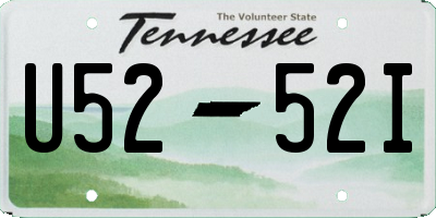 TN license plate U5252I