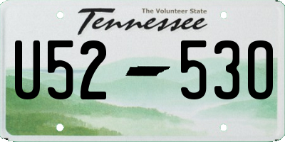 TN license plate U5253O