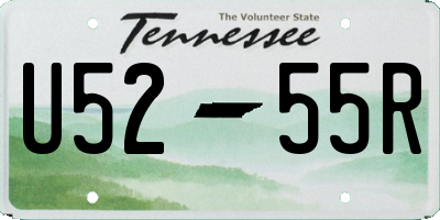 TN license plate U5255R