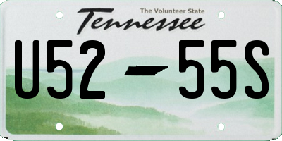 TN license plate U5255S