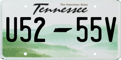 TN license plate U5255V
