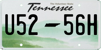 TN license plate U5256H