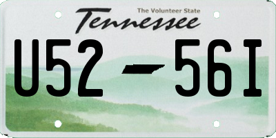 TN license plate U5256I