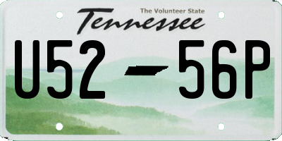 TN license plate U5256P