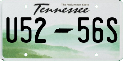 TN license plate U5256S