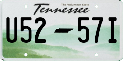 TN license plate U5257I