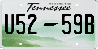 TN license plate U5259B