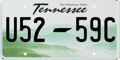 TN license plate U5259C