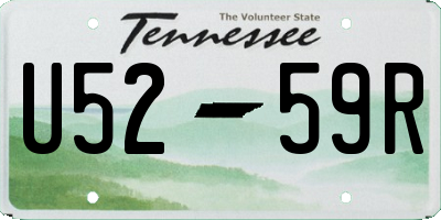 TN license plate U5259R