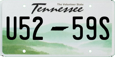 TN license plate U5259S