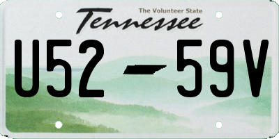 TN license plate U5259V