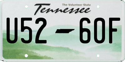 TN license plate U5260F