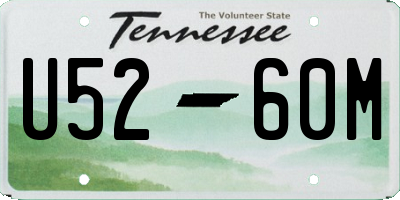 TN license plate U5260M
