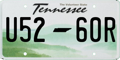 TN license plate U5260R