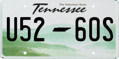 TN license plate U5260S