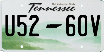 TN license plate U5260V