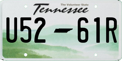 TN license plate U5261R