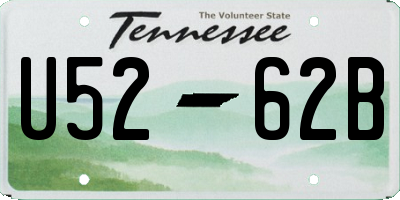 TN license plate U5262B