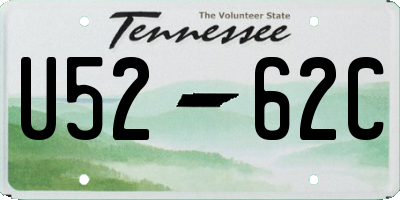 TN license plate U5262C
