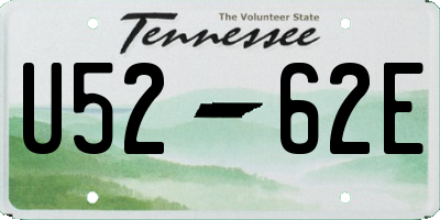 TN license plate U5262E