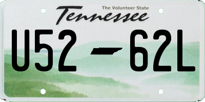 TN license plate U5262L