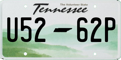 TN license plate U5262P