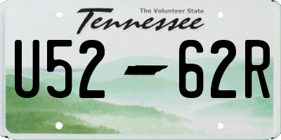 TN license plate U5262R