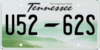 TN license plate U5262S