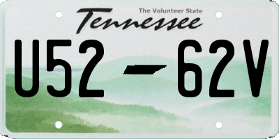 TN license plate U5262V