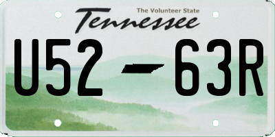 TN license plate U5263R