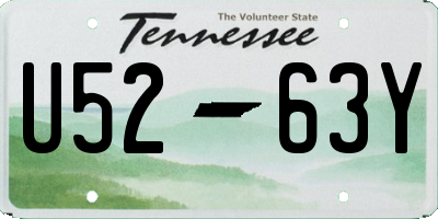 TN license plate U5263Y